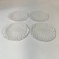 Set of 4 Vintage Royal Krona Sweden Cheese Plates By Bengt Edenfalk