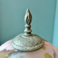 Vintage Tiffany Style Hand Painted Floral Glass Lamp