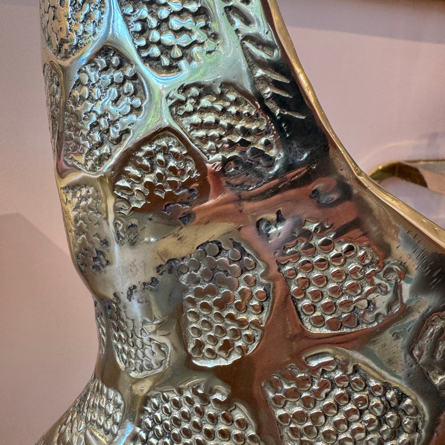 Vintage Extra Large Brass Giraffe 54.5"