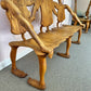 1980 Andrew Willner Three Person Bench/Signed and dated