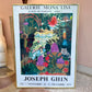 Vintage Framed Joseph Ghin Exhibition Poster
