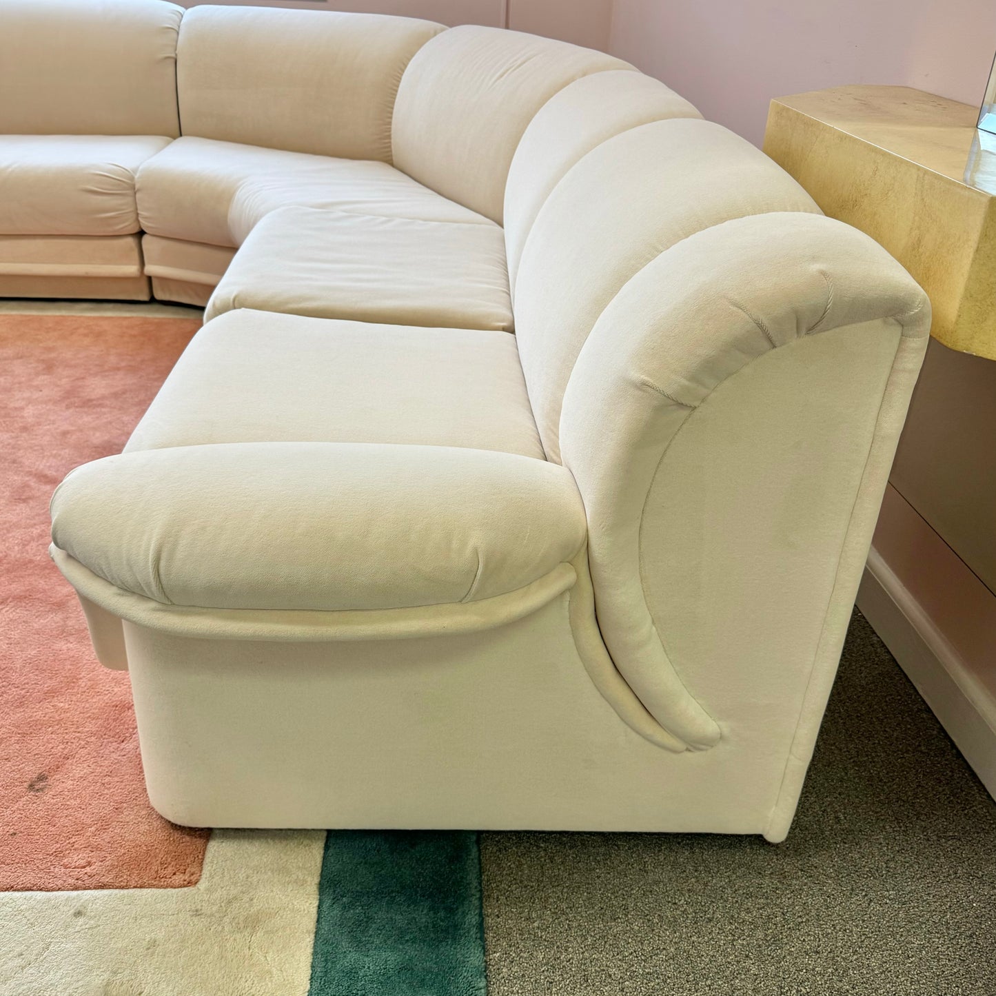 Vintage Three Piece Cream Sofa by Carson’s