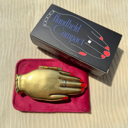 Handheld Compact Hand Mirror