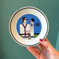 Set of 6 Vintage Philippe Deshoulières Art Deco Cocktail Plates