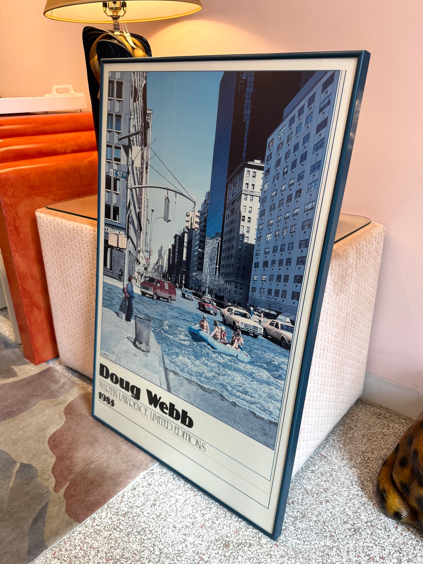 Vintage "Urban Development 2" Print Poster by Doug Webb 1985