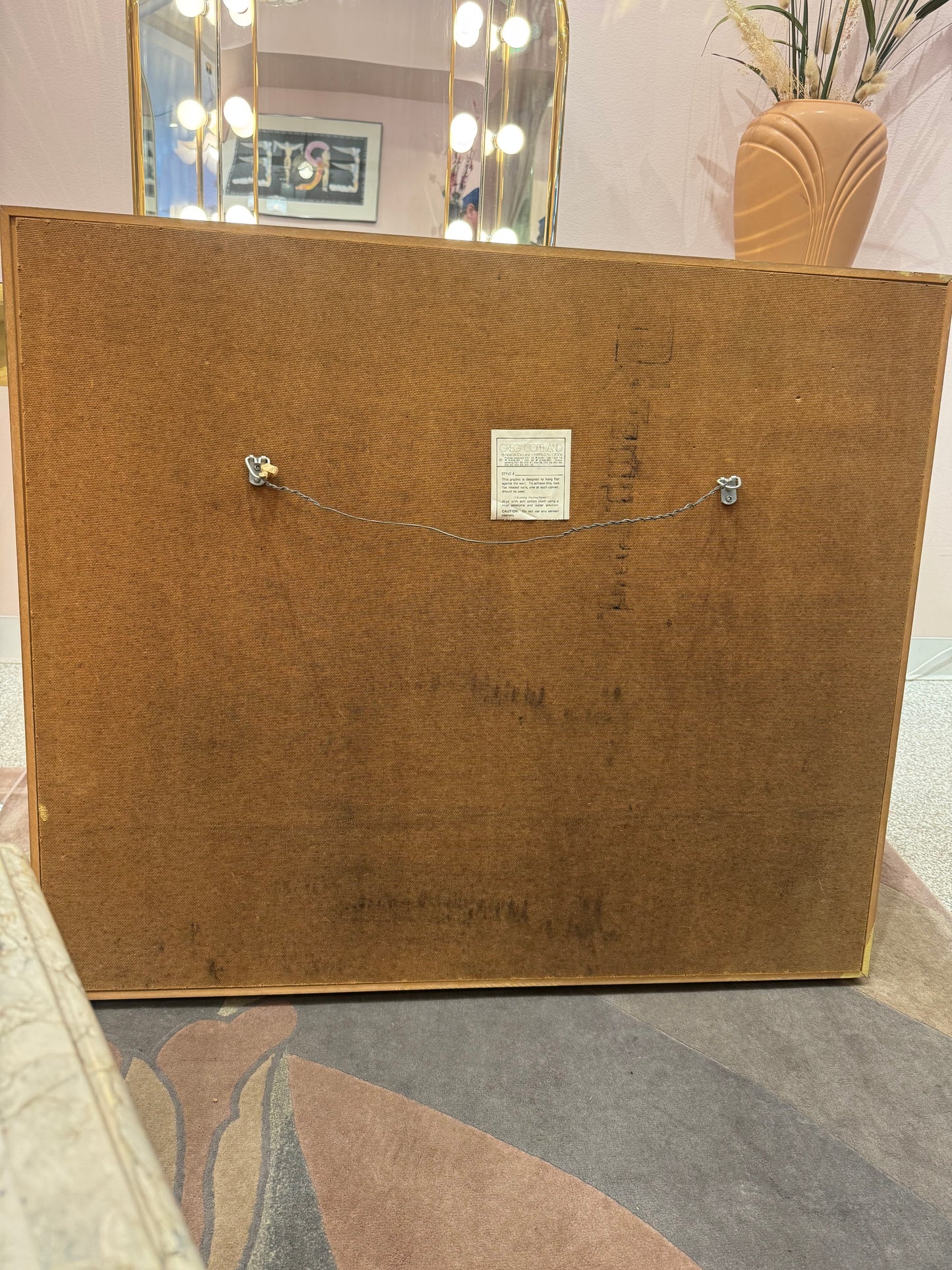 Vintage 1970's Framed 3D Artwork by Stephen L. Winer for Greg Copeland Inc.