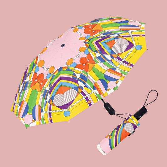 Frank Lloyd Wright March Balloons Travel Umbrella