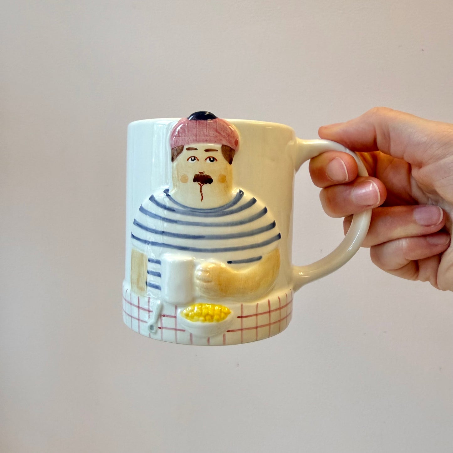 Vintage 1983 “Les Artisans” Character Mugs by Sigma - Set of 4