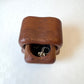 Vintage Handcrafted Redwood Heart Box