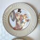 Vintage Set of 4 "Strolling Geisha" Appetizer Plates by Fitz & Floyd