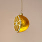 Glass Lemon Half Ornament