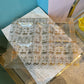 Vintage Georges Briard Gold Patterned Glass Tray