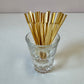 Vintage Set of 26 Gold Tone Metal "Arrow" Cocktail Picks
