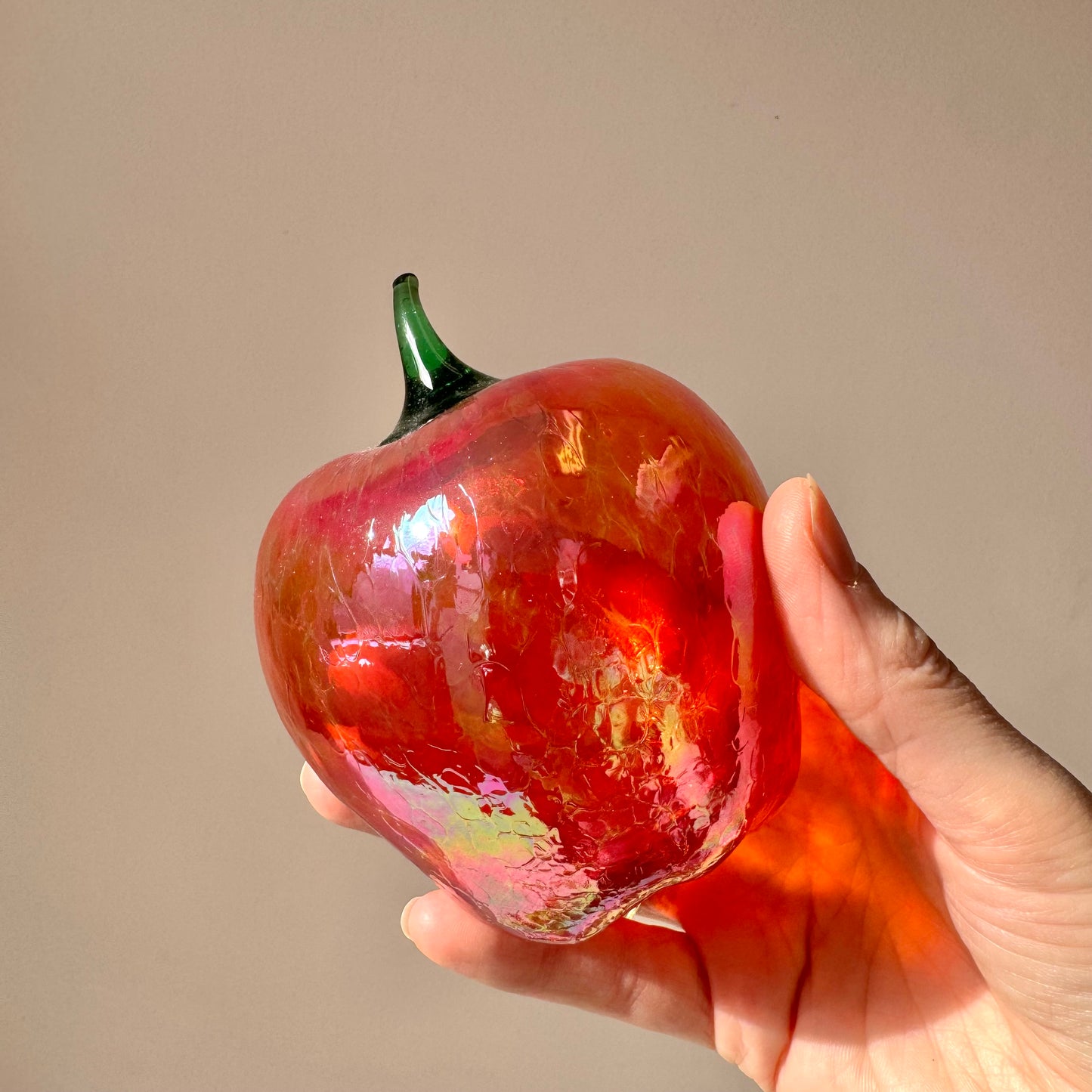 Vintage Iridescent Glass Fruit/item