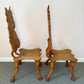 Pair of 1980 Andrew Willner Horse Chairs/Signed and Dated