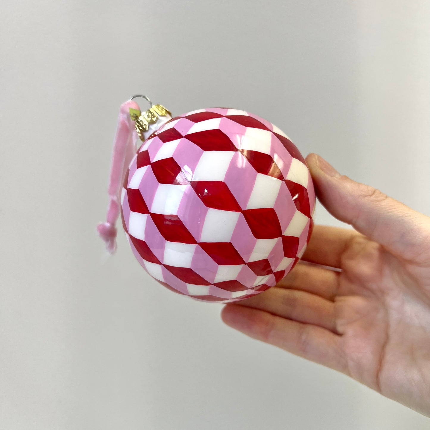 Tumbling Blocks Bauble Ornament/item
