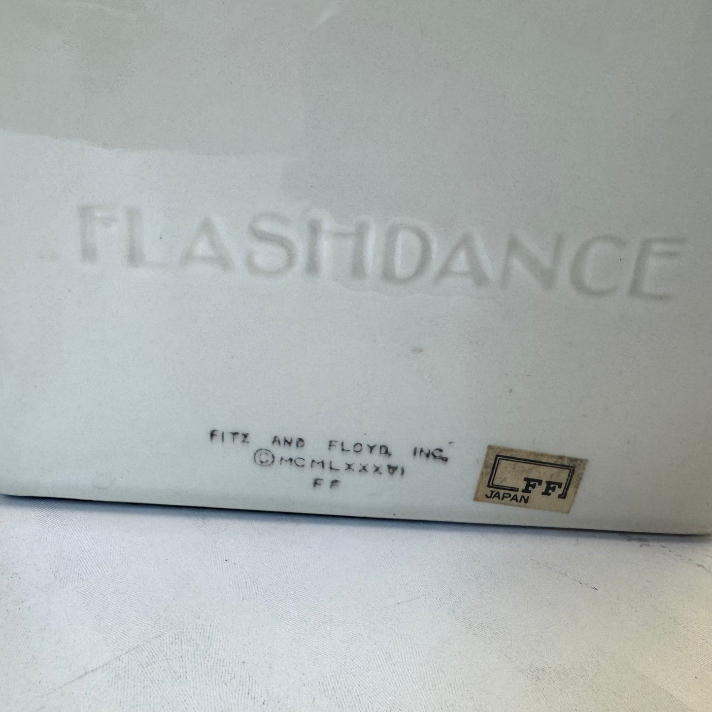 Vintage Flashdance Ballerina Pig Bookends by Fitz & Floyd