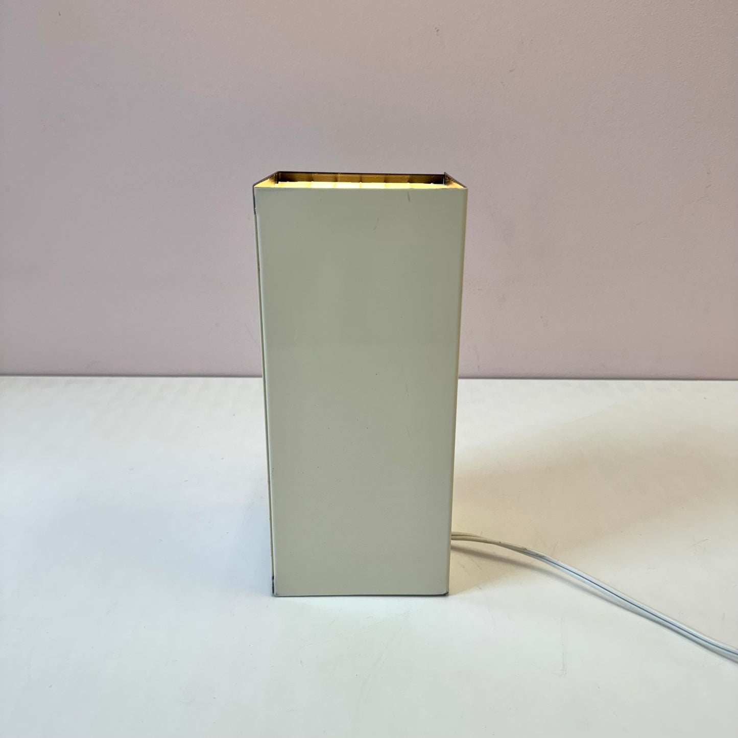 Vintage Sonneman Style Rectangular Metal Spotlight Lamp