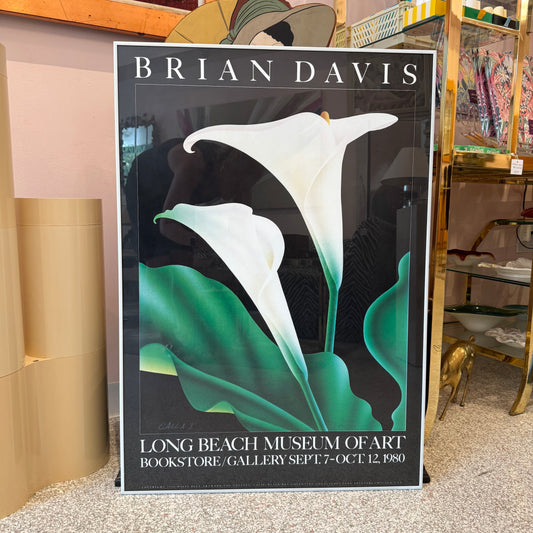 Vintage Exhibition Poster Titled "Calla 1" by Brian Davis