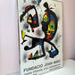 Vintage Framed "Fundació Joan Miro" Exhibition Poster