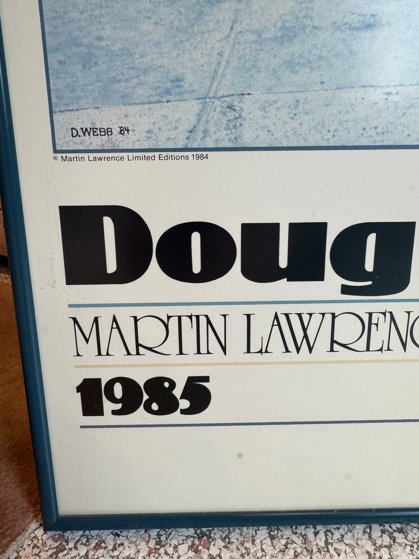 Vintage "Urban Development 2" Print Poster by Doug Webb 1985