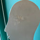 Vintage Wooden Face Profile Umbrella Holder