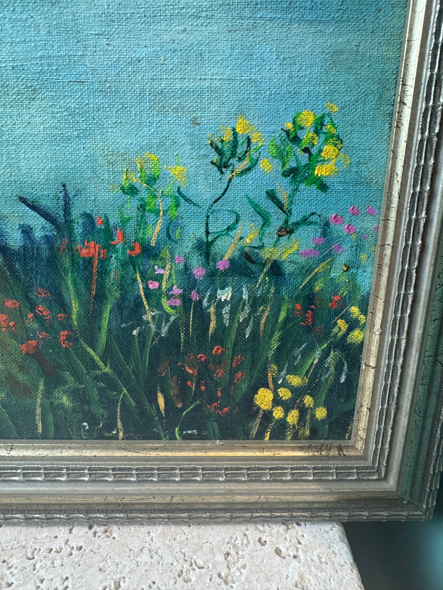 Vintage Original Framed “Bather by the River” Artwork