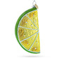 Slice of Lime Glass Ornament