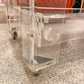 Charles Hollis Jones Style 1980’s Lucite and Mirror 2 Tier Rolling Bar Cart