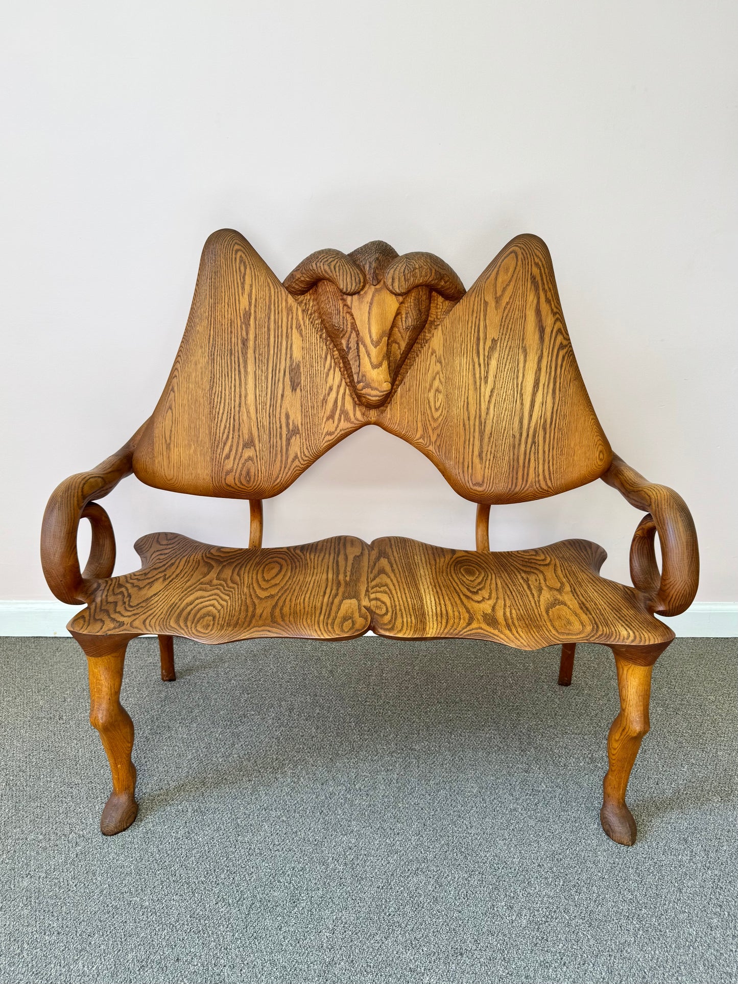 1980 Andrew Willner Ram Bench/Signed and dated