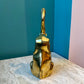 Vintage Seated Brass Elephant Statue