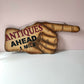 Vintage “Antiques Ahead 1 Mile” Pointing Hand Sign