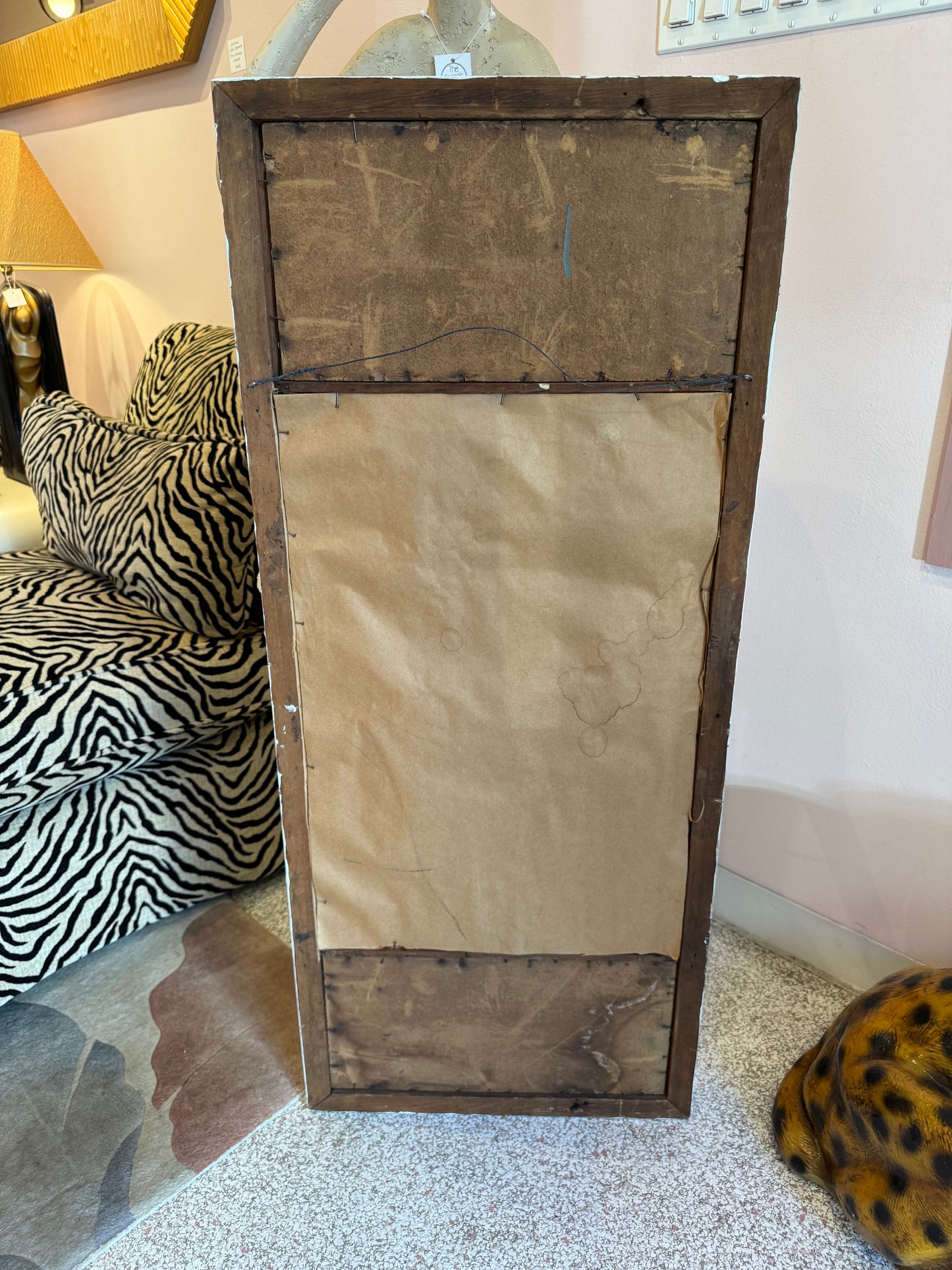 Vintage Shell Encrusted Mirror