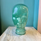 Vintage Sea Foam Green Glass Head