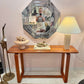 Vintage Octagonal Metal Mirror