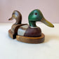Vintage Set of 1979 Wooden Mallard Duck Bookends