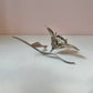 Vintage Silver-Plated Flower with Individual Petal Ashtray/Dishes by PLAME Spain