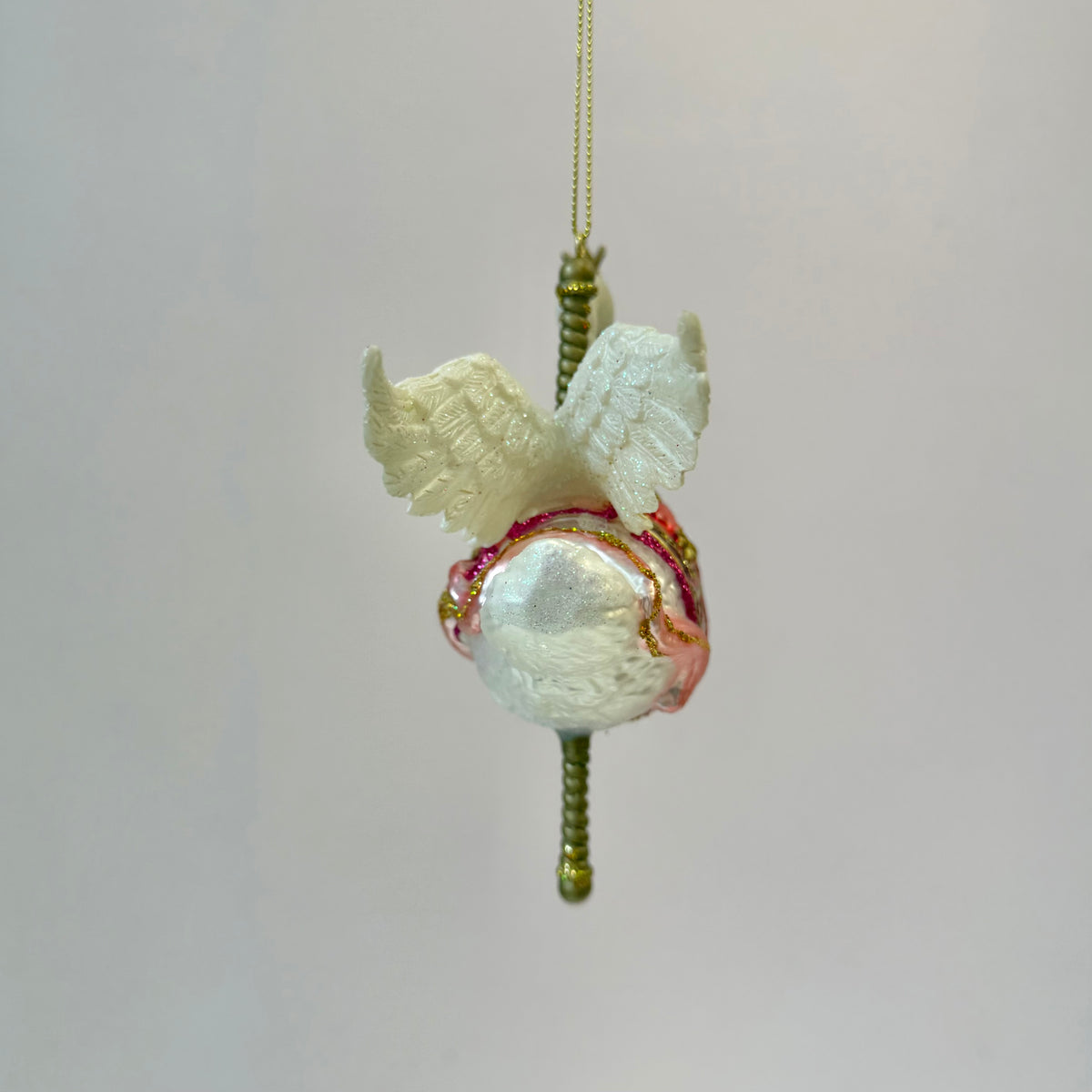 Swan Carousel Ornament
