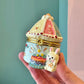 Carousel Bunny Tent Trinket Box