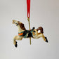 Vintage Carousel Horse Ornament in Box #8