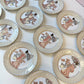 Vintage Set of 4 "Strolling Geisha" Appetizer Plates by Fitz & Floyd