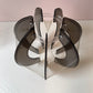 Vintage 1970's "Smokey" Lucite String Art Swag Lamp by Paul Secon for Sompex