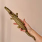 Vintage Large Brass Crocodile Nutcracker
