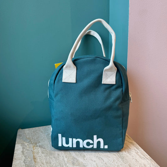 Zipper Lunch Bag - 'Lunch' Cypress