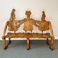 1980 Andrew Willner Three Person Bench/Signed and dated