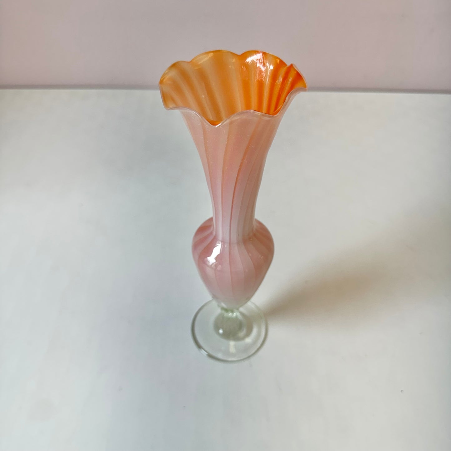 Vintage Murano Style Art Glass Bud Vase/Item