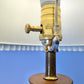 Vintage Mid-Century Ceramic and Walnut Lamp w/shade