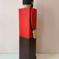 Vintage Folk Art Wooden Captain Cabinet