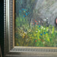 Vintage Original Framed “Bather by a Rock” Artwork