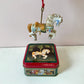 Vintage Carousel Horse Ornament in Box #10
